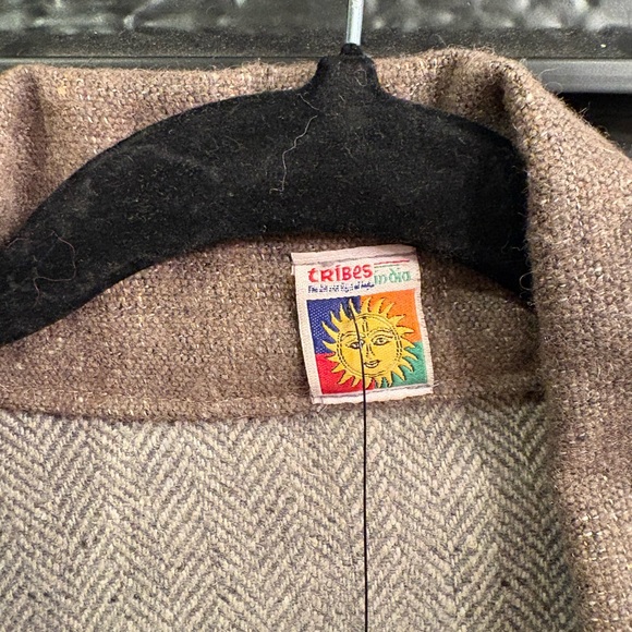 Grey wool Robe/Coat - Picture 3 of 4